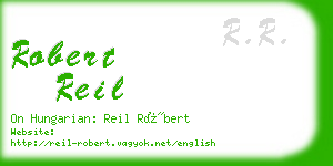 robert reil business card